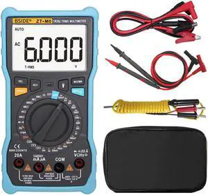 BSIDE ZT-M0 Smart Manual Digital Multimeter LCD Display 6000Counts Voltage Square Wave Output Capacitance Battery Tester DMM