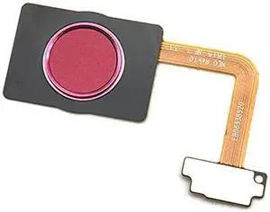 New Home Button For LG G7 ThinQ G710 G710EM Fingerprint Touch ID Sensor Flex Cable Ribbon (Red)