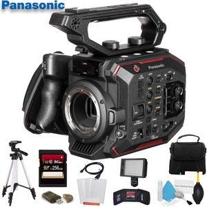 Panasonic AU-EVA1 Compact 5.7K Super 35mm Cinema Camera W/ 256GB Memory Card, Bag, Tripod, Led Light and More
