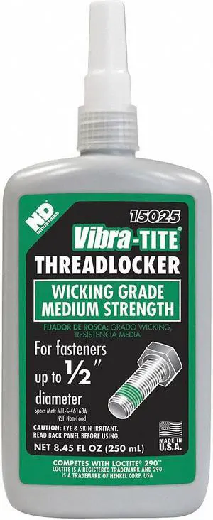 Vibra-tite Threadlocker 250mL   15025