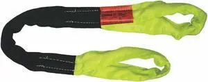 Lift-All Round Sling,Eye/Eye Sling,Yellow,8 ft. L  EE90X8