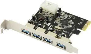 PROMOTION FAST USB 3.0 PCI E PCIE 4 PORTS Express Expansion Card Adapter