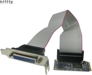 MCS9901 mini PCI e to IEEE 1284 Parallel Card MINI PCI Express to DB25 Printer LPT Port Adapter for mini ITX