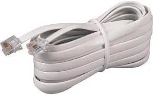 Voxx Accessories 15' Wht Phone Cord TP231WHR Unit: CARD Voxx Accessories 15' Wht Phone Cord TP231WHR Unit: CARD