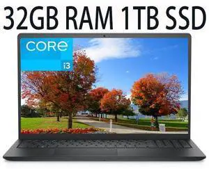 Dell Inspiron 15 3511 laptop, 11th Gen Intel Core i3-1115G4 2-Cores Processor, Intel UHD Graphics, 32GB DDR4 1TB PCIe SSD, 15.6" FHD LED Display, WiFi, USB, Bluetooth, HDMI, Webcam, Windows 10 Dell Inspiron 15 3511 laptop, 11th Gen Intel Core i3-1115G4 2-Cores Processor, Intel UHD Graphics, 32GB DDR4 1TB PCIe SSD, 15.6" FHD LED Display, WiFi, USB, Bluetooth, HDMI, Webcam, Windows 10
