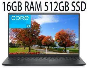 Dell Inspiron 15 3511 laptop, 11th Gen Intel Core i3-1115G4 2-Cores Processor, Intel UHD Graphics, 16GB DDR4 512GB PCIe SSD, 15.6" FHD LED Display, WiFi, USB, Bluetooth, HDMI, Webcam, Windows 10 Dell Inspiron 15 3511 laptop, 11th Gen Intel Core i3-1115G4 2-Cores Processor, Intel UHD Graphics, 16GB DDR4 512GB PCIe SSD, 15.6" FHD LED Display, WiFi, USB, Bluetooth, HDMI, Webcam, Windows 10