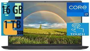 Dell Inspiron 15 3520 15.6" FHD Touch Laptop, Intel i7-1255U, 16GB RAM, 1TB PCIe SSD, Intel Iris Xe Graphics, Num Pad, Camera, WiFi, HDMI, Black, Win 11 Pro Dell Inspiron 15 3520 15.6" FHD Touch Laptop, Intel i7-1255U, 16GB RAM, 1TB PCIe SSD, Intel Iris Xe Graphics, Num Pad, Camera, WiFi, HDMI, Black, Win 11 Pro
