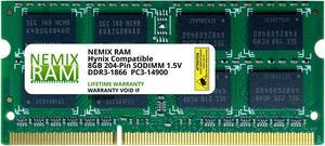 HMT41GS6BFR8C-RD Hynix Replacement 8GB DDR3-1866 PC3-14900 Non-ECC Unbuffered Memory by NEMIX RAM