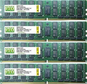 NEMIX RAM NE3302-H114F for NEC Express5800/A1040e 256GB (4x64GB) LRDIMM Memory