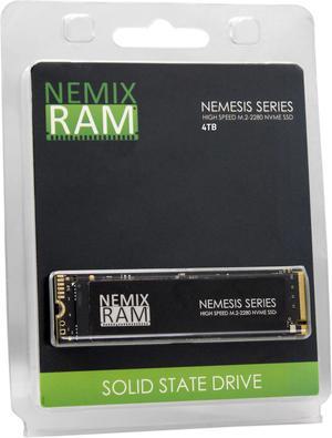 NEMIX RAM Nemesis Series 4TB M.2 2280 Gen4 PCIe NVMe SSD Write Speeds up to 7415mbps Compatible with Dell Precision 3460 Small Form Factor