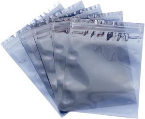50Pcs Antistatic Resealable Bag 15X20cm/5.9X7.9inch Premium Anti Static Bag for SSD HDD and Other Electronic Devices
