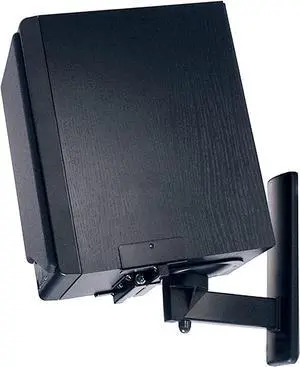 B-Tech BT77 Ultragrip Pro Speaker Mount, Set of 2, Side Clamp with Tilt and Swivel, Black