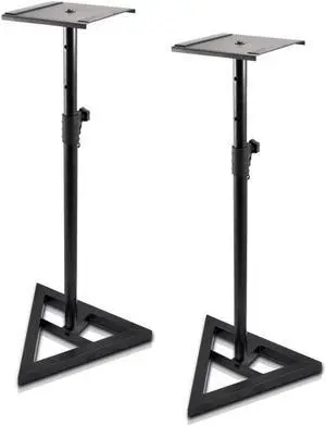P PSTND35 Heavy Duty Telescoping Speaker Stands with Height Adjustment, Set of 2