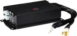 NA2-320.4 Compact Four Channel, 320 watt Powersports Amplifier, Black