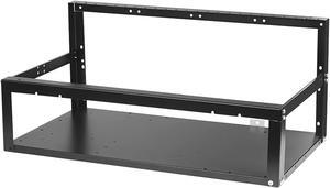 Open Air Mining Machine Case, 6 GPU 8 GPU Mining Frame Rig Case, Support for ETH/PSU/ATX Accessories Rig Case