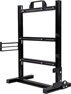 PC Computer Case 1GPU, ATX/M-ATX/ITX Open Chassis, Open Aluminum Frame Chassis Rack with Good Heat Dissipation 11 17in