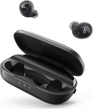 Soundcore Liberty True Wireless Earbuds, 100 Hour Playtime, Graphene Sound, Fast Charging, Secure Fit, Bluetooth 5, Easy Pairing, Sweatproof True Wireless Earbuds with Smart AI, Stereo Handsfree Calls