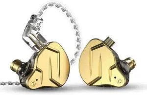 KZ ZSN Pro X Metal Earphones 1BA+1DD Hybrid Technology HiFi Bass Earbuds in Ear Monitor Headphones Sport Noise Cancelling Headset(No mic,Gold) KZ ZSN Pro X Metal Earphones 1BA+1DD Hybrid Technology HiFi Bass Earbuds in Ear Monitor Headphones Sport Noise Cancelling Headset(No mic,Gold)