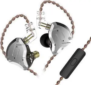 KZ ZS10 Pro in Ear Monitor, 4BA+1DD Hybrid Driver IEM Earphones, HiFi Gaming Earbuds with Stainless Steel Faceplate, in Ear Headphone for Musician Audiophile (with Mic, Black) KZ ZS10 Pro in Ear Monitor, 4BA+1DD Hybrid Driver IEM Earphones, HiFi Gaming Earbuds with Stainless Steel Faceplate, in Ear Headphone for Musician Audiophile (with Mic, Black)