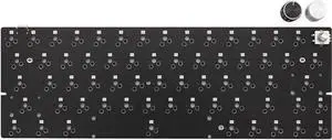 KPREPUBLIC bm60ec bm60 EC RGB 60% gh60 hot swappable Custom Mechanical Keyboard PCB Programmed qmk VIA RGB Switch Type c Rotary Knob (BM60 EC PCB Only x1)
