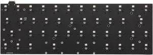 KPREPUBLIC bm43 RGB 43 Keys 40% Custom Mechanical Keyboard PCB Programmed VIA qmk firmware with RGB Bottom underglow hot swapping Switch (BM43 RGB PCB x1)