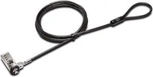 Kensington N17 Dell Cable Lock for Laptops with Wedge Lock Slot - Pre-Set Combination Lock - (K67929WW) Kensington N17 Dell Cable Lock for Laptops with Wedge Lock Slot - Pre-Set Combination Lock - (K67929WW)