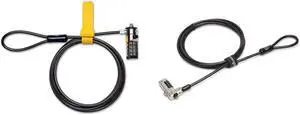 Kensington Combination Cable Lock for Laptops and Other Devices (K64673AM),Black & N17 Dell Laptop Lock - Combination (K68008WW) Black Kensington Combination Cable Lock for Laptops and Other Devices (K64673AM),Black & N17 Dell Laptop Lock - Combination (K68008WW) Black