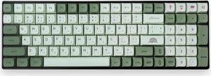 Matcha Keycaps 124 Keys PBT Dye Sublimation XDA Profile Japnaese Keycaps Set Fit 61/87/100/104/108 Cherry Mx Switches Keyboard