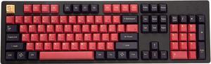 Heywood Red Samurai Keycaps, 115 PBT Dye Sub ANSI Layout Keycap Set for Customized/Gasket Mechanical Keyboard-Compatible with Cherry MX Switches and Clones (Only Keycaps)