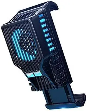 Portable Smart Mobile Phone Cooler, USB Fan Lightweight Radiator Anti-Noise Handheld Heatsink Stand