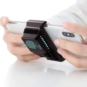 Marycan Portable Smart Mobile Phone Cooler, USB Fan Lightweight Radiator Anti-Noise Handheld Heatsink Stand for Smartphone/Tablet