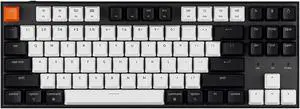 Keychron C1 Mac Layout Wired Mechanical Keyboard, Gateron G Pro Blue Switch, Tenkeyless 87 Keys ABS keycaps Computer Keyboard for Windows PC Laptop, RGB Backlight, USB-C Type-C Cable