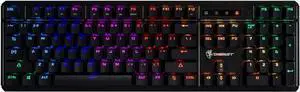 Digifast LK42 Mechanical RGB Gaming Keyboard with Wrist Rest, Black (DG-LK42)