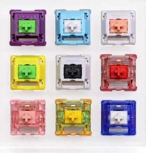 Acrylic Switch Tester 9X9 LCET Switch for Mechanical Keyboard Joker Pink White Black Queen Blue Grace Sprout Pink Sweet Heart (LCET Switch Testerx1)