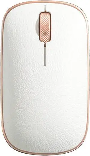 Azio Retro Classic Bluetooth Mouse (Posh) - Wireless, Genuine Leather Topped with Pixart Precision Tracker (RM-RCM-L-02)