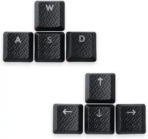 Texture Tactility Backlit Gaming Keycaps Replacement for GL Tactile Switch Logit G813/G815/G913/G915 TKL RGB Mechanical Keyboard Keycaps(WASD Keycaps+Arrow Keys)