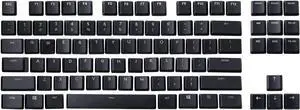 HUYUN A Full Set 87 keycaps Replacement for Logit G813/G815/G913/G915 TKL RGB Mechanical Gaming Keyboard (Black 87 Keys)