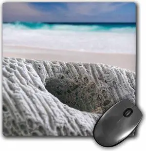 3dRose Macro Photography of Coral Reef by Ocean with a Blue Sky. - Mouse Pads (mp_350044_1)