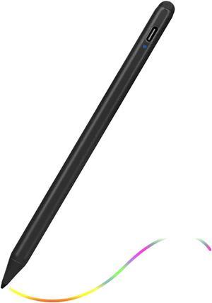 2021 Stylus Pen for iPad Air 4th3rd Generation Pencil with Palm Rejection and Magnetic 15mm Fine Point Tip 2nd Generation Stylist Pens Compatible with Apple iPad Air 4th3th Gen Slim PenBlack