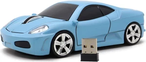 Wireless Mouse Sports Car Mouse USB Computer Mice Optical 2.4GHz with Headlight 1600DPI for PC Laptop MAC (Blue) Wireless Mouse Sports Car Mouse USB Computer Mice Optical 2.4GHz with Headlight 1600DPI for PC Laptop MAC (Blue)