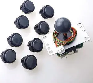 Sanwa JLF-TP-8YT Joystick + Sanwa 8 pcs OBSF-30 Push Button Bundle Kit Color : Gray - for Arcade Game 4 & 8 Way Adjustable, Compatible with Catz Mad SF4 Tournament Joystick S@NWA Sanwa JLF-TP-8YT Joystick + Sanwa 8 pcs OBSF-30 Push Button Bundle Kit Color : Gray - for Arcade Game 4 & 8 Way Adjustable, Compatible with Catz Mad SF4 Tournament Joystick S@NWA