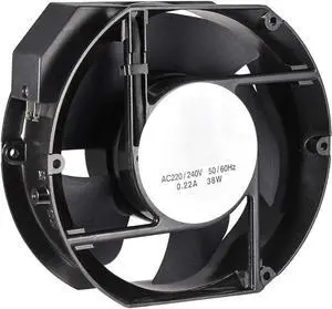 uxcell Cooling Fan 170mm x 150mm x 51mm FP-108EX-S1-B AC 220-240V 0.22A Dual Ball Bearings
