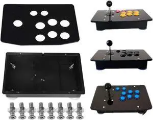Acrylic Panel and Case Joystick DIY Set Kits Replacement for Arcade Game Machine Cabinet Controller DIY Kit
