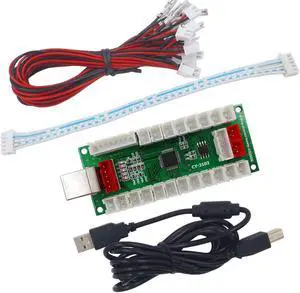 SJ@JX Arcade USB Encoder PC PS3 Android PS3 Encoder Power 5V Zero Delay Arcade Joystick Android Encoder
