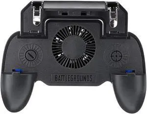 Switch Controller Mobile Gaming GamePad with Cooler Cooling Fan with Mobile Power Game Handle Mobile Games Controller Wireless Game Controller Fast Response ( Color : Black , Size : One size )