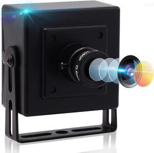 IFWATER 4K USB Camera 3.6mm Fixed Focus Lens with Metal Housing,2160P Ultra HD USB Webcam Mini UVC Video Camera with IMX317 Sensor Plug and Play for Computer,Laptop, Raspberry Pi, Jetson Nano