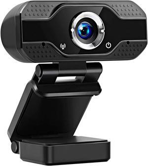 1080P HD Webcam with Microphone,USB Streaming Computer Webcam for Laptop Desktop Video Conferencing Calling,Play and Plug,for Skype/Zoom/WeChat/FaceTime