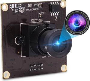 2MP Webcam Full HD 1080P USB Camera with Sony IMX291 Sensor, High Speed USB 3.0 USB Camera Module with 3.6mm Lens for Android Windows Linux,High Definition 1280X720@50fps Webcam,Plug&Play USB Webcam