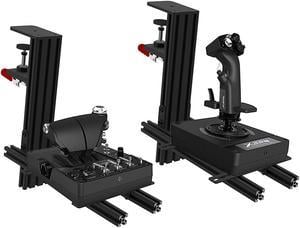 Hikig 2 Set The Desk Mount for The Flight Sim Game Joystick, Throttle and Hotas Systems Compatible with Logitech X56, X52, X52 Pro, Thrustmaster T-Flight Hotas,Thrustmaster T.16000M, (Only Desk Mount)