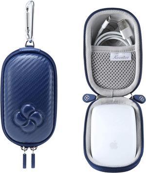 Koonice Hard Case Compatible for Apple Magic Mouse (I and II 2nd Gen) Including Carabiner (Navy Blue)